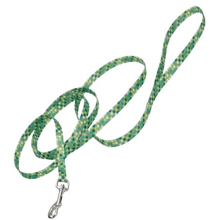 Coastal Pet Pet Attire Styles Leash 5/8" x 6' PINK DOTS 2630-PDT